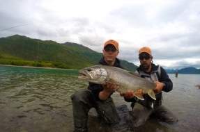 Sixteen pound Lake Trout caught in Bristol Bay Alaska