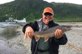 Kip with a Lake Trout